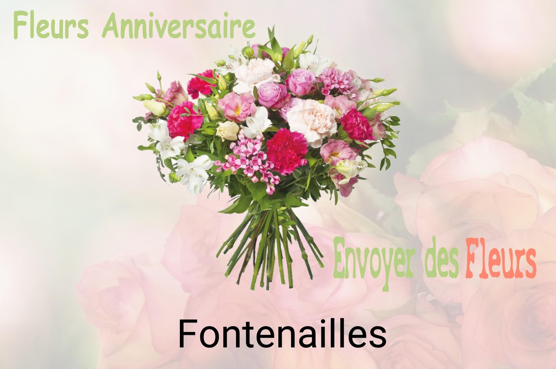 Bouquet de fleurs d’anniversaire livré à Fontenailles