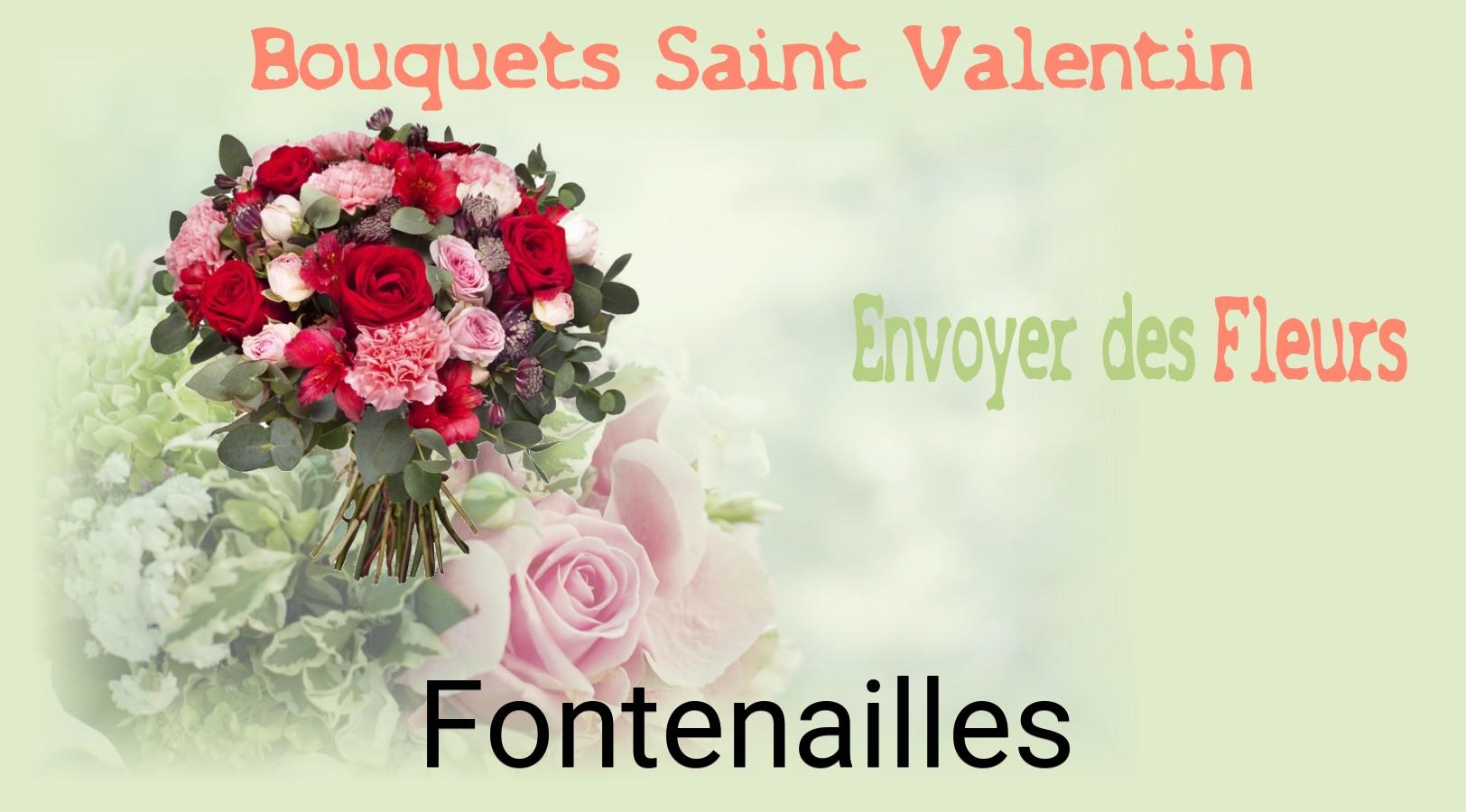 Roses de Saint-Valentin livrées à Fontenailles